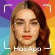 プログラムのアイコン：HairApp: AI Hairstyle Try…