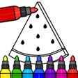 أيقونة البرنامج: Kids Drawing - Coloring G…