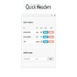 أيقونة البرنامج: Quick Headers