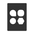 Ikon program: Vertical Dark - Icon Pack