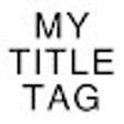 Programın simgesi: My Title Tag