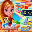Programikonen: Girl Supermarket Shopping…