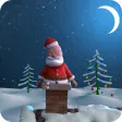 Funny Santa Claus 3D Wallpaper