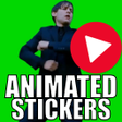 أيقونة البرنامج: Animated Dance Stickers