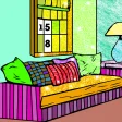 House Interior color by Number