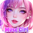 Programın simgesi: Muse Girl: AI Secret Talk