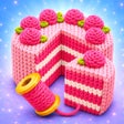 Иконка программы: Yarn Sort 3D: Jam Puzzle