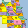 プログラムのアイコン：Chicago Map Puzzle