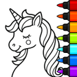 Programikonen: Unicorn Coloring Book  Ga…