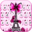 Eiffel Tower Bowknot Keyboard Theme