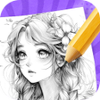 Иконка программы: AR Draw Sketch - Step by …