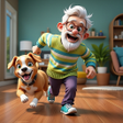 Programın simgesi: Bad Dog: Grandpa Prankste…