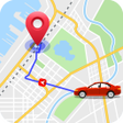 Иконка программы: GPS Route Finder Live Tra…