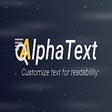 Programikonen: AlphaText - Make text rea…