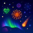 أيقونة البرنامج: Toddlers Space Fireworks