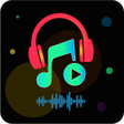 Audio Video Player with Music icon