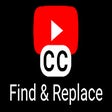 Programikonen: Find and replace for YT S…