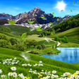 プログラムのアイコン：Summer Landscape Wallpape…