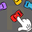 colorful parking grid icon