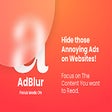 Ícone do programa: AdBlur
