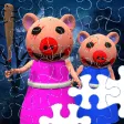 Piggy Scary Jigsaw Puzzle Game