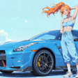 أيقونة البرنامج: Anime Girl with Skyline L…