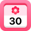 Programın simgesi: Ovulation Days - Cycle Pe…