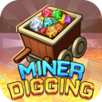 أيقونة البرنامج: Miner Digging: Gem Collec…