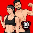 プログラムのアイコン：30 Days Workout Challenge