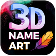プログラムのアイコン：3D Name Art - Text Art Ma…