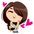 Programikonen: Emoji girly stickers