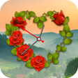 Symbol des Programms: Rose Clock LIve Wallpaper