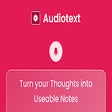 Icône du programme : Audiotext AI