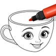 Programikonen: Coloring Page ASMR Drawin…
