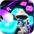 プログラムのアイコン：Tiles Hop: smurf cat song…