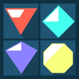 프로그램 아이콘: Flat Jewels Match 3