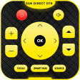 Remote Control For Sun Direct DTH