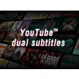 YT™ dual subtitles