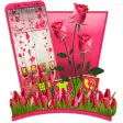 Pink Tulip Rose Launcher Theme