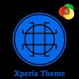 Black & Blue | Xperia™ Theme icon