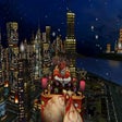 Icon of program: Santa and the City 3D Christmas Screen Saver