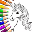 程序图标：Unicorn Coloring Pages Fo…