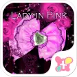 Ribbon wallpaper-Lady in Pink-