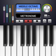 أيقونة البرنامج: ORG Music Keyboard Simula…
