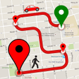 أيقونة البرنامج: GPS Map Route Planner