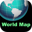 Icoon van programma: World Map Plus