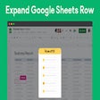 Icon of program: Expand a Row in Sheets
