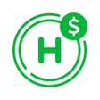 程序图标：HAHAGO全台首創走路賺錢App-簡單運動習慣養…