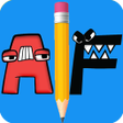 Programikonen: Alphabet Lore A-Z Drawing