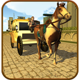 Programikonen: City Horse Carriage Cart …
